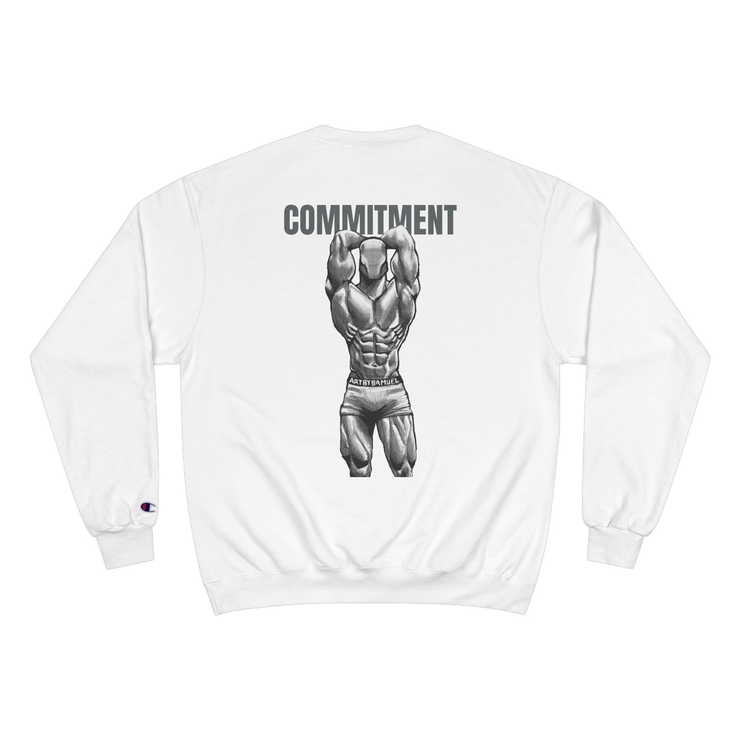 Motivational Fitness Sweatshirt - 'Discipline' & 'Commitment'