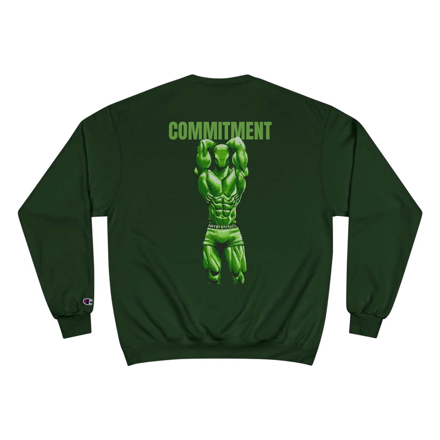 Motivational Fitness Sweatshirt - 'Discipline' & 'Commitment'