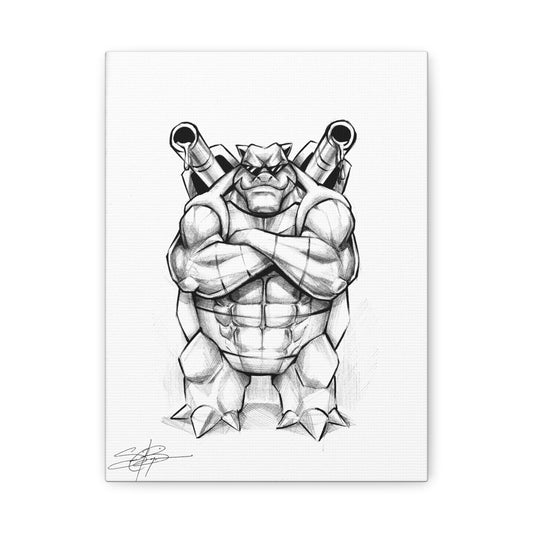 Canvas Print- Muscular Tortoise