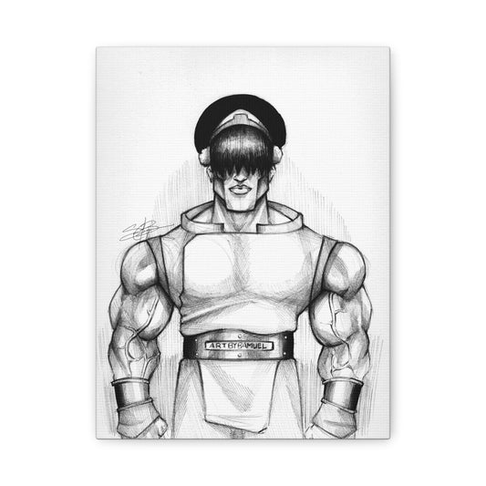 Canvas Print -Toph from Avatar Last Airbender Jacked