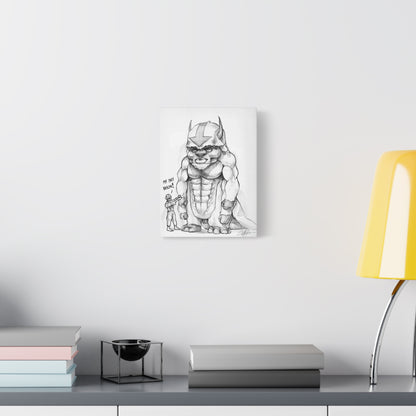 Canvas Print - Jacked Appa Mewing Meme Art