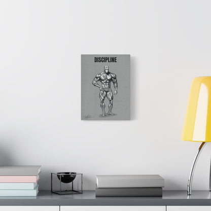 Canvas Print- "Discipline" Motivating Gym Print